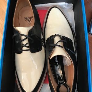 John Fluevog Carla, Oxford, Black and White